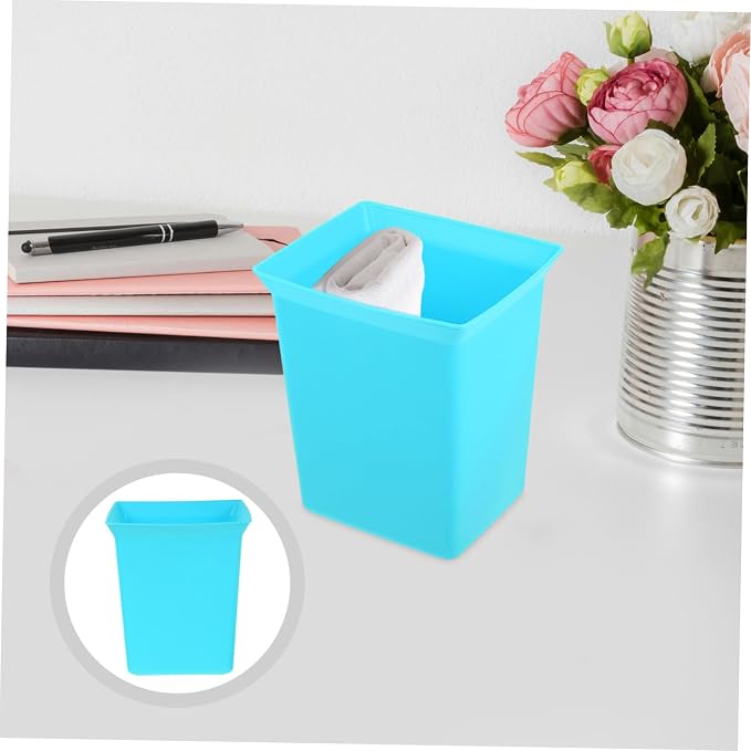 Portable Plastic Storage Basket for Housekeeping Sky- Organizer Handle for Cleaning Supplies for Hotels Bathrooms and Tool Organization