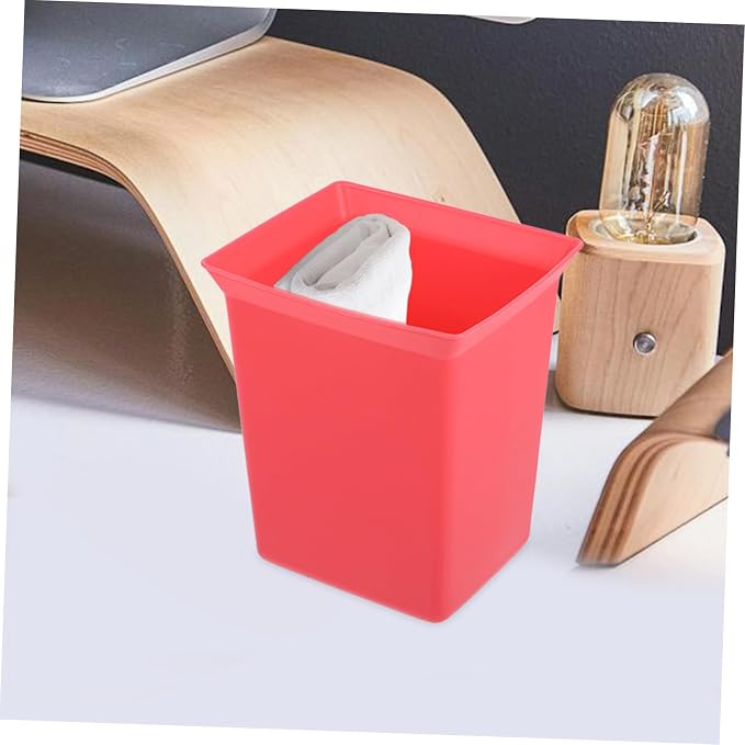 Cleaning Supplies Caddy Organizer Bin Plastic Portable Shower Basket for Bathroom and Kitchen Versatile Utility Storage Red