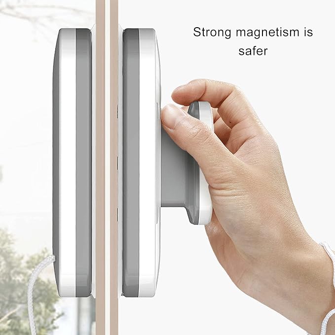 Magnetic Window Cleaner Double Sided with Large Handle for 3-10mm Glass