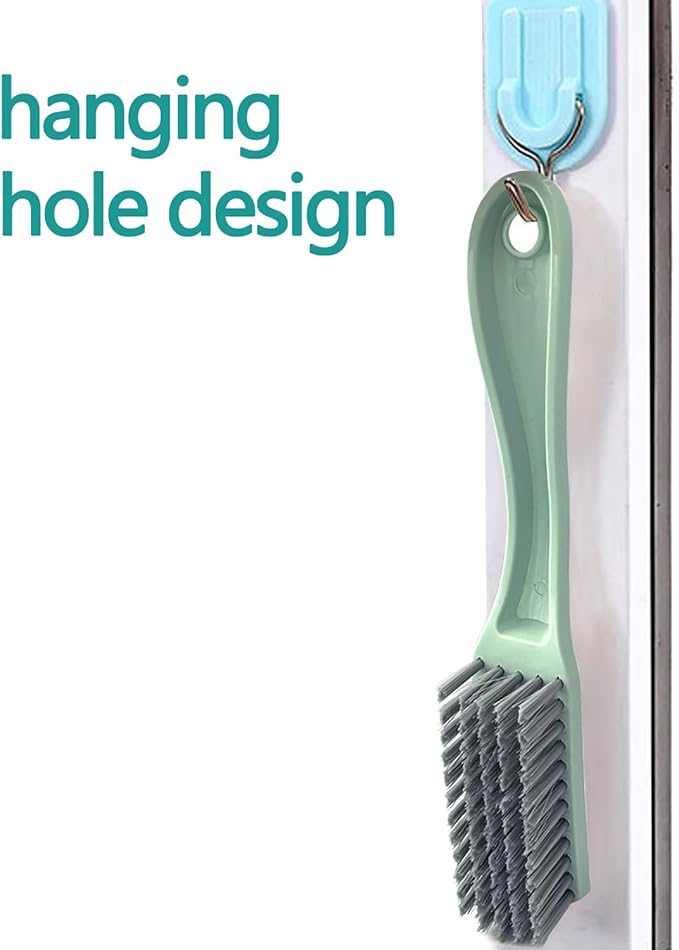Nail Brush Foot Brush Curved Handle Grip Hand Fingernail Scrub Brush Home Laundry Cleaning Shoes Clothes Toes Nails Feet Scrubber,4 PCS