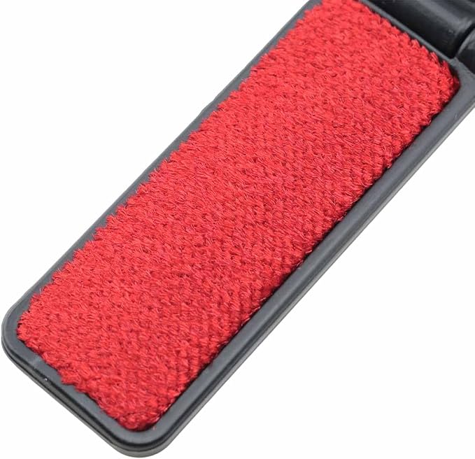 4PCS Collapsible Portable Lint Remover Brush Clothes Plastic Lint Roller for Furniture Sofa Pet Hair Fabric Lint Removal Tool Length 7.08in Black