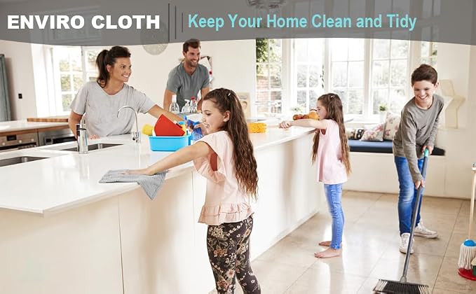 Longmann 2 x NΘrwex Enviro Cloth, Glass Cloth, Cleaning Cloth, Streaks Schatches Free (Grey 2 Pack)