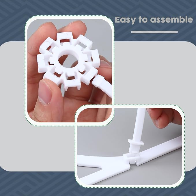 Hat Washer Cage for Washing Machine (White#1) | Cap Washer with Mesh Bags, For Baseball Caps, Hat Cleaner Protector Cage