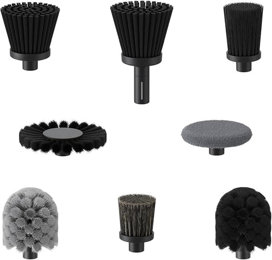 8 PCS Replacement Brush Heads for Fanttik Flip G10 Nano HomeCare & AutoCare Cordless Electric Spin Scrubber, Accessories for Automotive Detailing