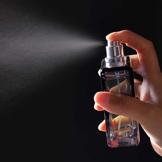 100ml/3.4Oz Glass Spray Perfume Bottle Empty Cologne Atomizer | Refillable Perfume Spray Bottle Container with 3 Kinds of Dispenser
