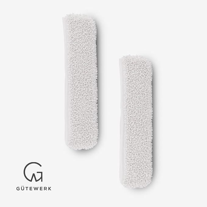 2× Microfibre Cloths – Accessory for 11" Squeegee – Lint-Free, Streak-Free Cleaning for Car, Home, Kitchen, Windows & Glass – Cloths Only, Squeegee NOT Included