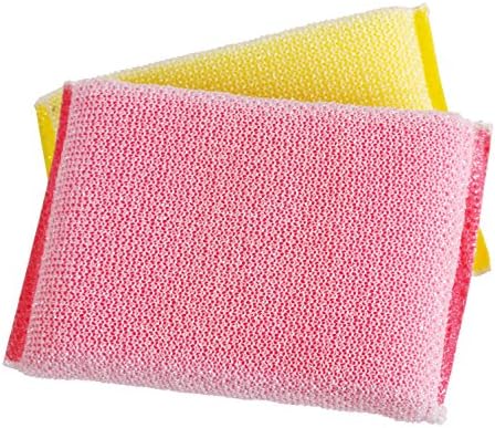 Superio Nylon Cleaning Pad, Dish Scrubbers, Multi Surface Scratch- Free Scour Sponge for Stainless Steel, Copper cookware, China, Dishes and plasticware (2)
