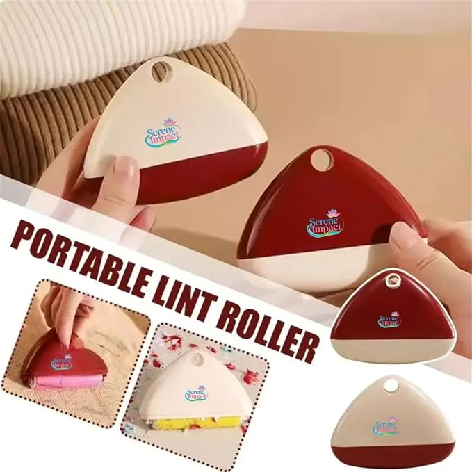 Professional Reusable Lint Roller for Clothes, Washable Sticky Pet Hair Remover for Dog & Cat Hair, Portable Fabric Cleaner for Lint, Dust, Fur, Sofa, Furniture, Car & Travel - White
