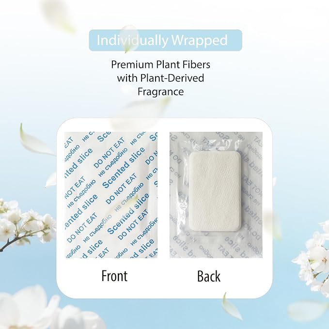 20 Pcs Closet Odor Eliminator Scented Sachets for Shoes, Closets, Dresser Drawers, Odor Elimination, Long-Lasting Freshness (Jasmine Scent)