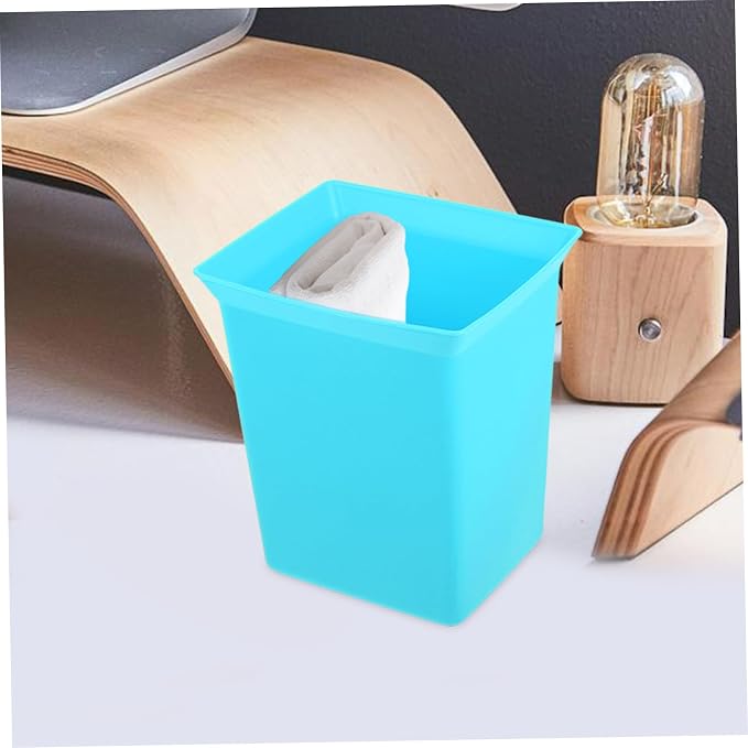 Ciieeo Sky- Plastic Cleaning Organizer Bin Versatile Tote for Bathroom and Kitchen Supplies and Easy to Clean Storage for Toiletries and Cleaning Tools
