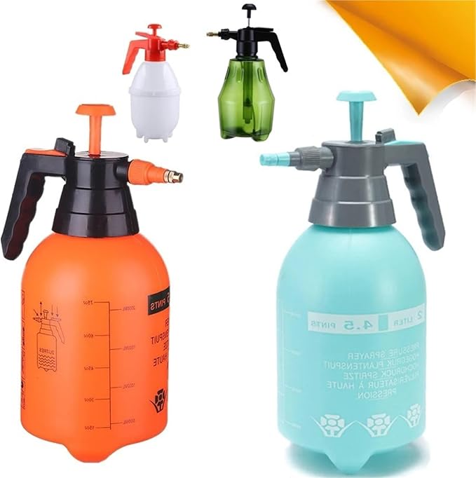 Pump Sprayer | 1.5/2.0/3.0L Car Washing Pressure Spray Pot Auto Clean Pump Sprayer Pressurized(1.5L Green)