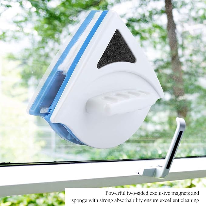 Windshield Cleaning Tool, Ergonomic Universal Magnetic Window Cleaner for Office for Car for Home