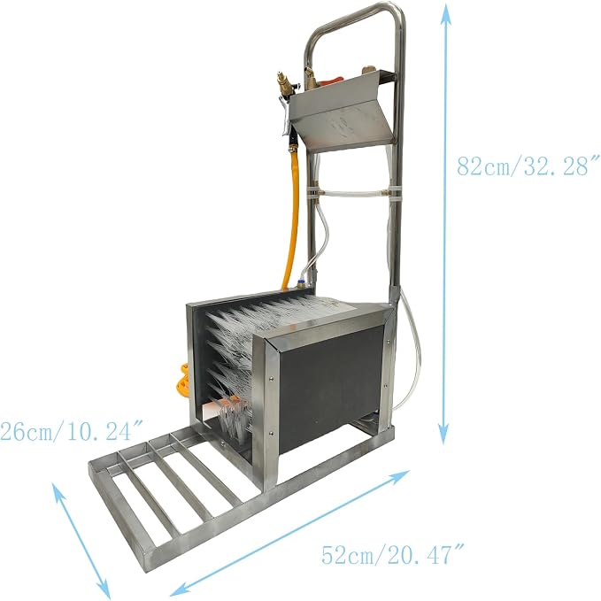 Livestock Farm Boot Washer for Mud Stainless Steel Outdoor Boot Scrubber Multifunctional Rain Boot Cleaning Brush
