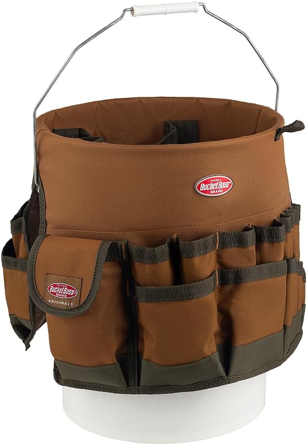 Bucket Boss The Bucketeer Bucket Tool Organizer in Brown, 10030