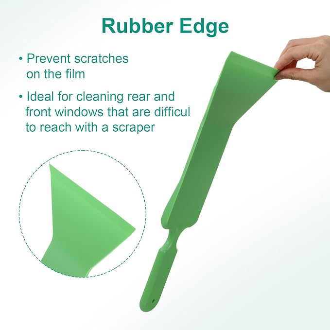 3 Pcs Window Tint Bulldozer Squeegee, Scrubber Paddle Squeegee Kit for Car