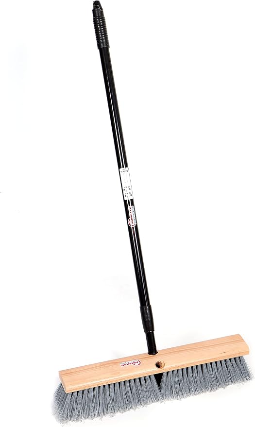 PBME18001 18" Multi-Surface Push Broom with Sturdy Extendable Handle