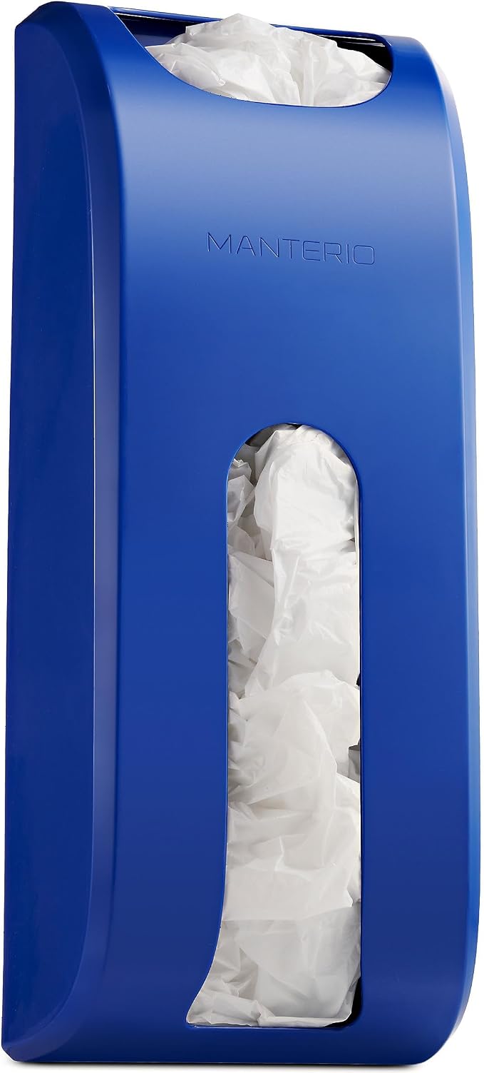Wall-Mounted Plastic Bag Holder & Grocery Bag Organizer / Dispenser | Space-Saving Grocery Bag Holder for Plastic Bags, Large-Capacity Plastic Bag Organizer for Kitchen, Pantry, Cabinet or Wall