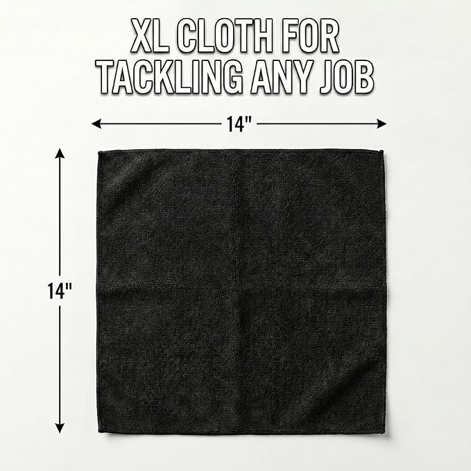 Bickmore Lint-Free Application Cloth 2-Pack for Leather Care | Scratch-free microfiber towels for smooth cleaner, conditioner and polish application.