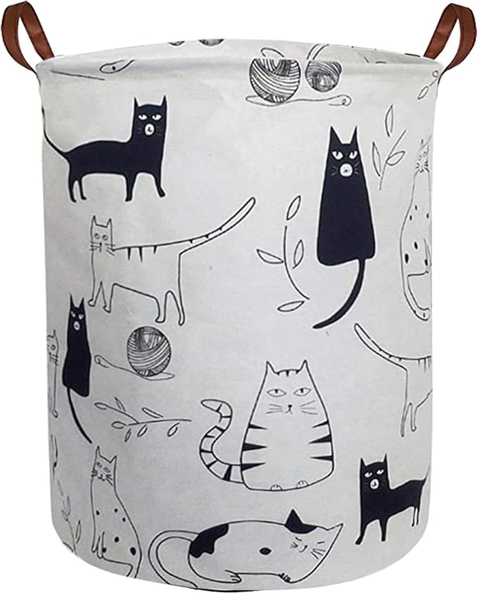 Collapsible Laundry Basket in Bedroom Waterproof Laundry Hamper in Bathroom Large Laundry Bag in College Dormitory Cloakroom Livingroom Nursery Organizer Toy Bin
