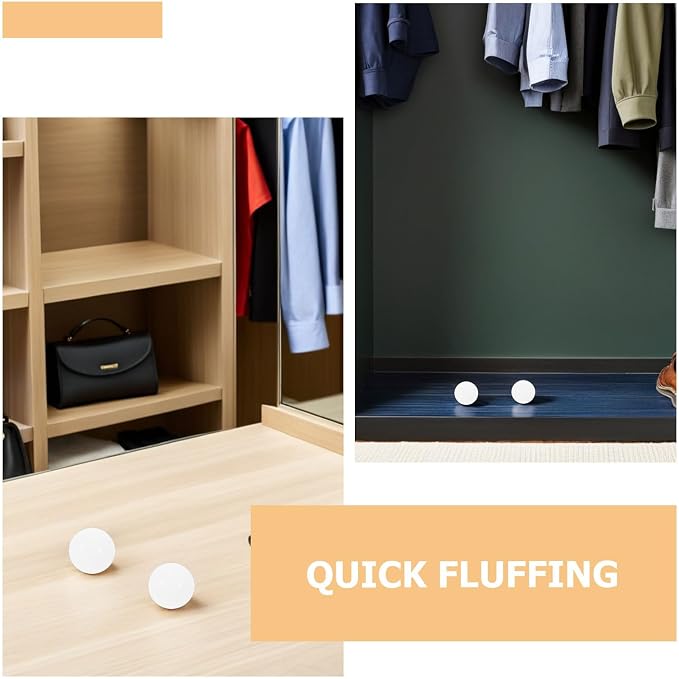 4pcs Laundry Dryer Ball 5cm Silicone Fluffing Ball for Jackets | White Reusable Dryer Accessory, Tumble Use, Leather Care, Wrinkle Reduction