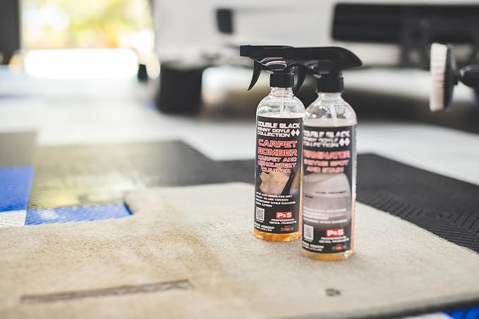 P & S PROFESSIONAL DETAIL PRODUCTS Carpet Bomber – Professional Upholstery Cleaner, Citrus-Based Formula, Removes Grease, Dirt & Odors, Highly Dilutable, Safe for Engines & Wheel Wells - 1 Gallon