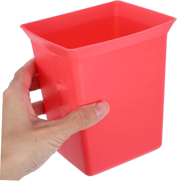 ABOOFAN Plastic Shower Basket Tote Versatile Cleaning Supplies Caddy for Bathroom and Kitchen Organization Sturdy Design Easy to Transport Spacious Storage Bin Red