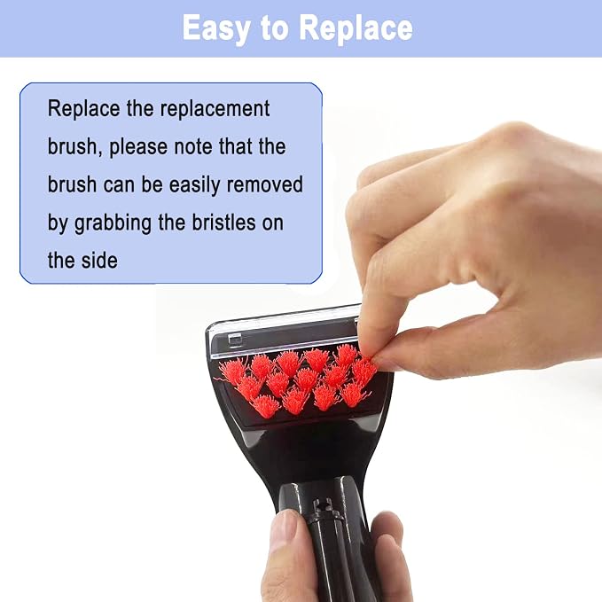 1400B Little Green 3" Tough Stain Brush Tool Replacement for Bissell Little-Green Upright &Portable Carpet Cleaners for 1400B 4075 1425 3860 1400W 1400 3353 1844 2290A Series,Black,1+2 brushes