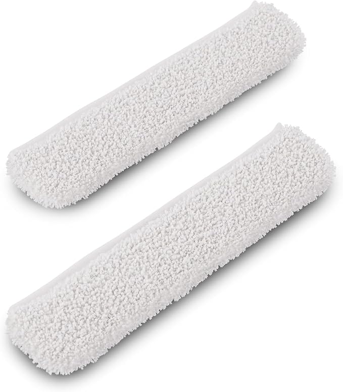 2× Microfibre Cloths – Accessory for 11" Squeegee – Lint-Free, Streak-Free Cleaning for Car, Home, Kitchen, Windows & Glass – Cloths Only, Squeegee NOT Included