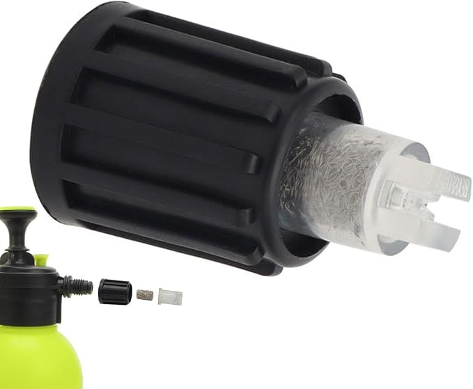 Foam Nozzle - Manual Pressurized Sprayer Pump | Water Bottle Spray Nozzles | Snow Foam Lance for Car Wash Automotive Detailing Rims Engine Compartments and Garden Watering Cleaning Tool