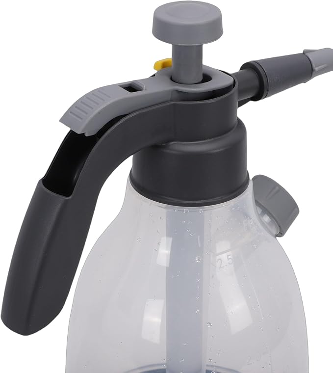 AUNMAS 3L Garden Spray Bottle, Hand Pump Pressurized Sprayer with 360 Degree Adjustable Nozzle and Side Liquid Filling Port, for Outdoor and Watering Plants