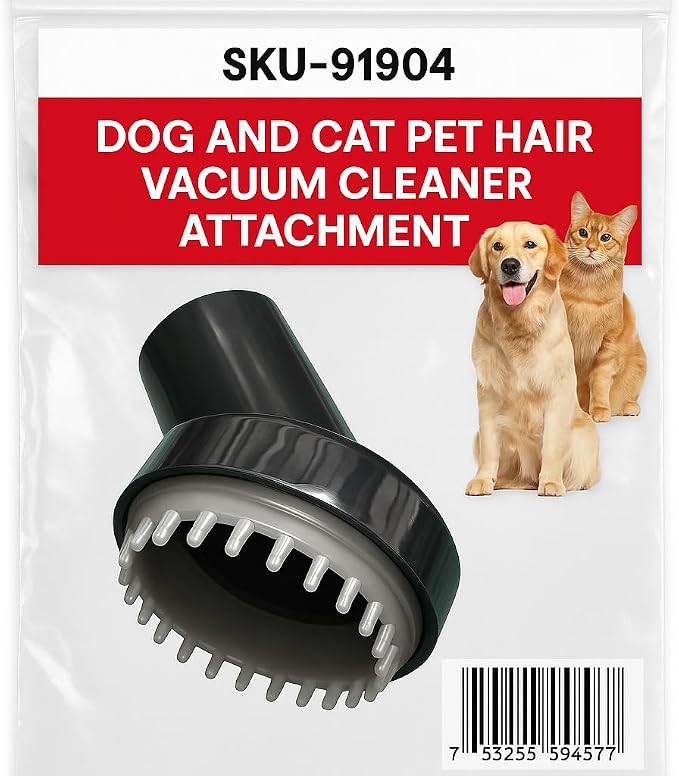MP Maresh Products Pet Grooming Tool - Hair Brush Cleaner for Dogs & Cats | Compatible with 1 1/4" Shop Vac, Dog Grooming Vacuum, Pet Hair Removal Tool, Household Vacuum Cleaners, Duster Attachment