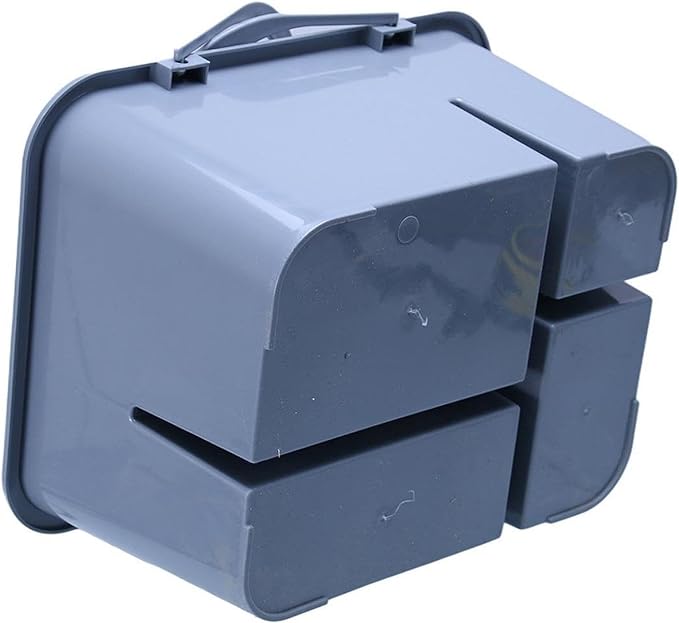Cleaning Supplies Basket Portable Tool Storage Organizer Four Compartments Double Handle Bucket Multipurpose for Housekeeping