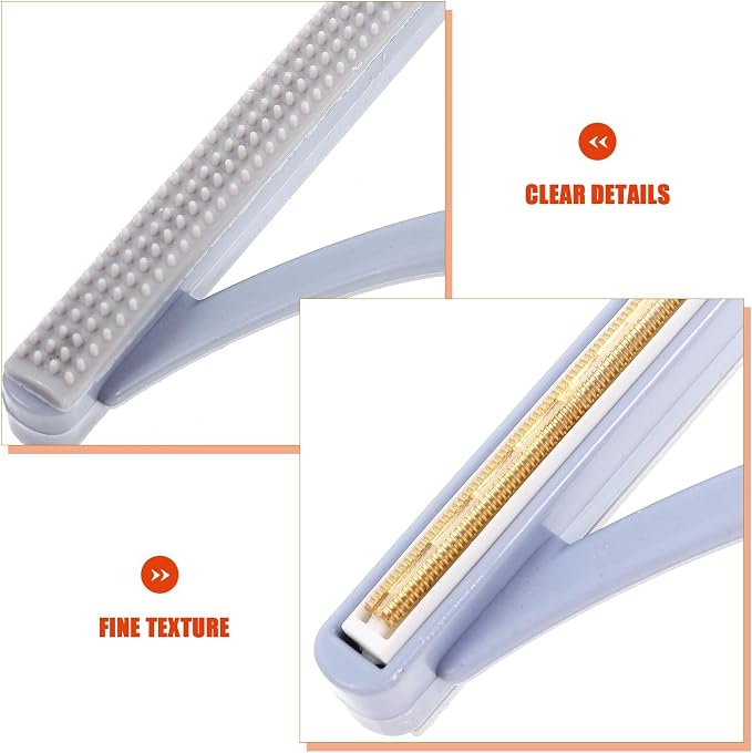 Yardwe 2pcs Pet Hair Remover and Lint Remover for Clothes and Sweaters Portable Fabric Pilling Tool Blue Static Electrostatic Fluff for Household Laundry and Carpet Hair Removal