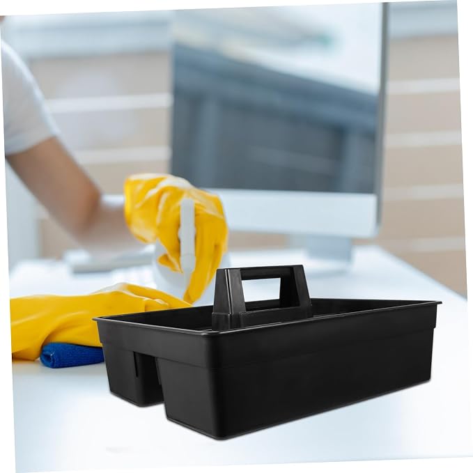 Cleaning Supplies Caddy with Handle Plastic Organizer for Hotel Housekeeping Portable Storage Cleaning Caddy for Tools Cleaning Products Convenient Tool Caddy