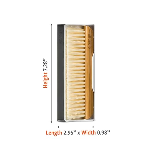 Full Circle Counter Clearer Sweep & Squeegee Tool, Mini Portable Brush