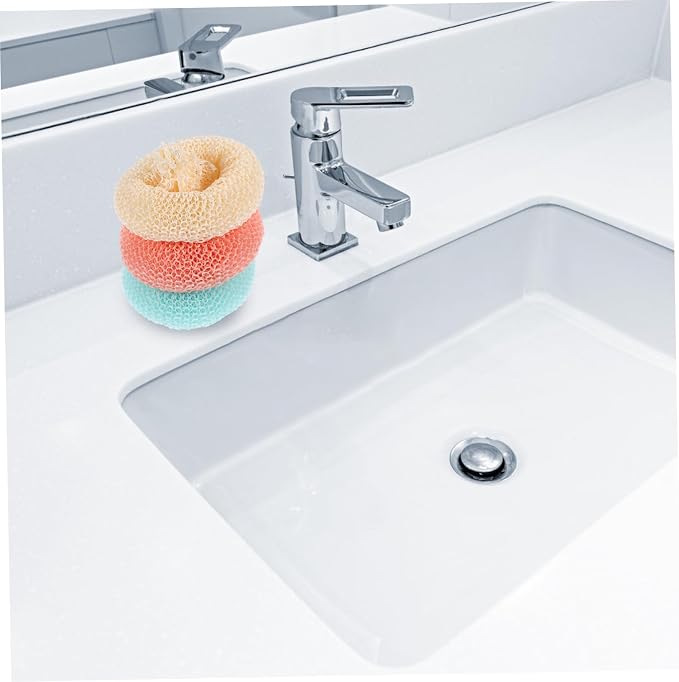 Veemoon 10pcs Non-Scratch Kitchen Dish Scrubbers Scouring Pads for Pots Pans Utensils Scratch-Resistant Plant Cleaning for Daily Dishwashing