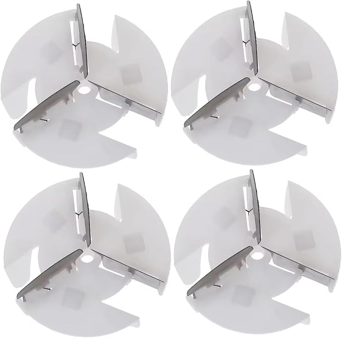 4pcs Fabric Shaver Replacement Blades - Stainless Steel & PP Plastic Pill Remover Blades for Clothing, Sweater, Lint Shaver, Décor Maison