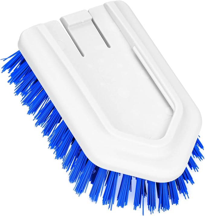 Stiff Bristles Brush Refill Fit Lalafancy Shower Bathtub Cleaning Brush | Replacement Head Effectively Removes Stubborn Stains for Cleaning Tiles, Marble Floors and Other Hard Surfaces