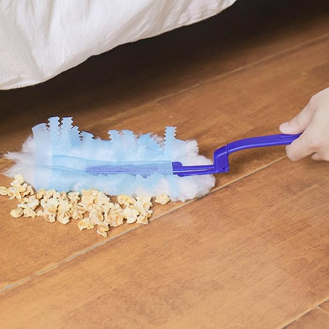 ERINGOGO Electrostatic Duster Set 11Pcs with Replacement Cloths and Handle for Home Cleaning, Washable Fiber Dusting Tool for Housekeeping and Window Cleaning
