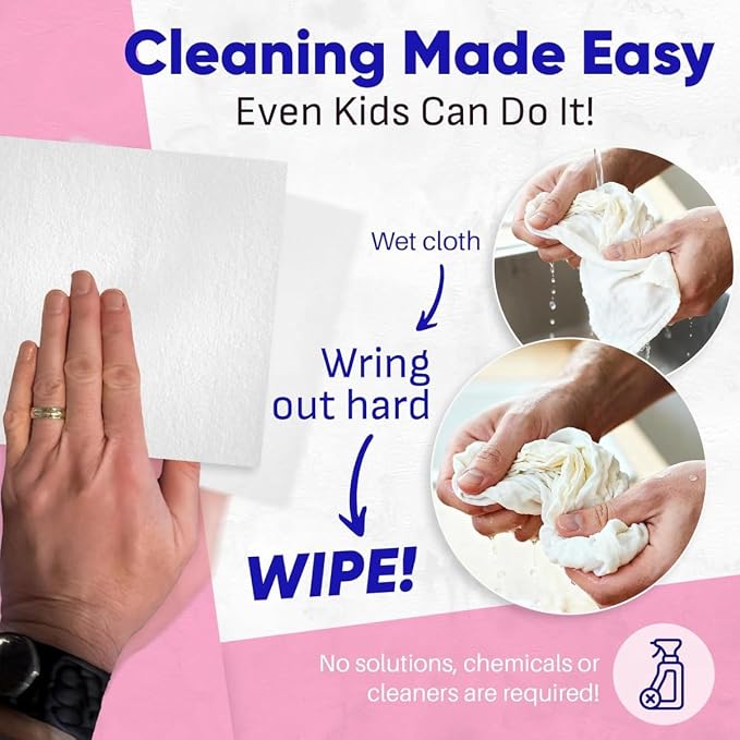 Kaywos Cloth Premium Microfiber Cleaning Cloth - Streak-Free Highly Absorbent Towels for Cars, Kitchen, Glass, and Automotive Surfaces Soft Lint-Free Reusable Multipurpose Cleaning Rag