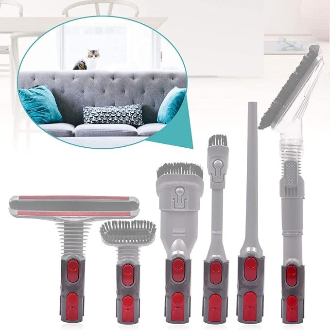 KEEPOW V7 V8 V10 V11 Hardwood Floor Attachment Tool | FlatOut Head & Converter Adapter Compatible with Dyson Cordless Stick Vacuum Cleaners