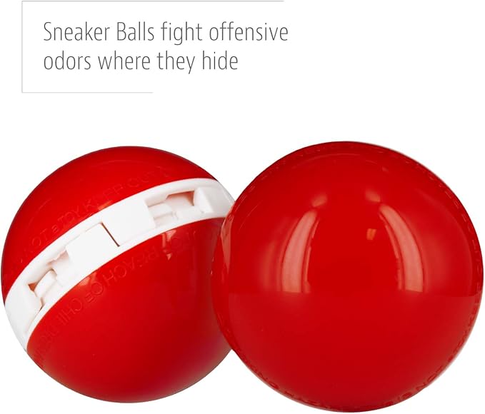 Sneaker Balls Odor-Fighting Shoe Fresheners, Eliminates Unpleasant Smells, Perfect For Sneakers, Gym Bags, Gear Bags, Drawers, Lockers, And More!, Fruitastic, 6 Pack