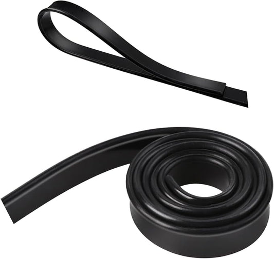 41 Inch Squeegee Replacement Rubber, Squeegee Rubber Replacement Blades Black Silicone Rubber Squeegee Refills for Shower Doors Window Glass Cleaning