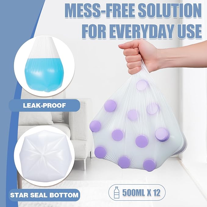Small Trash Bags 4 Gallon - 100 Count 4 Gallon Trash Bag, Unscented Small Garbage Bags Bathroom Trash Bags, White 4 Gal Trash Can Liners
