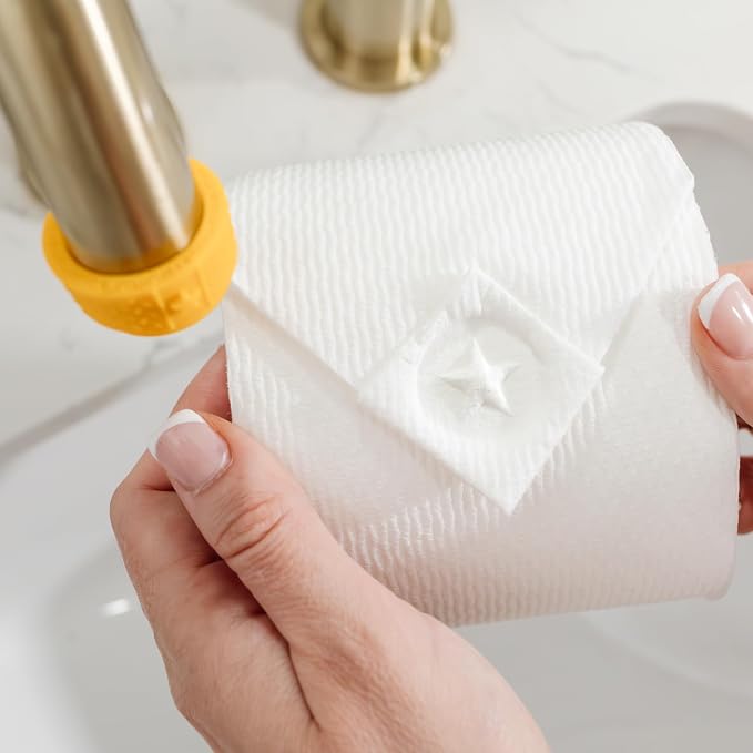 Toilet Paper Stamp Fun (Star) - Add a Unique Personal Touch to Your Bathroom Decor! Enhance Your Home Decor. Ideal for Housekeeping, Hotels, Rentals, Home Staging Decor and More..