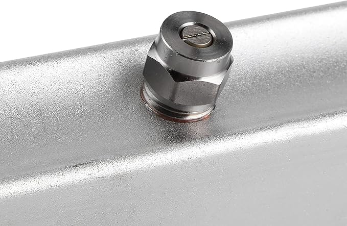 1/4 Inch Stainless Steel High Pressure Road Cleaning Nozzle, Pressure Washer Road Cleaner with 360° Rotating Rollers, Wide Spray Area for Driveways Decks Pools