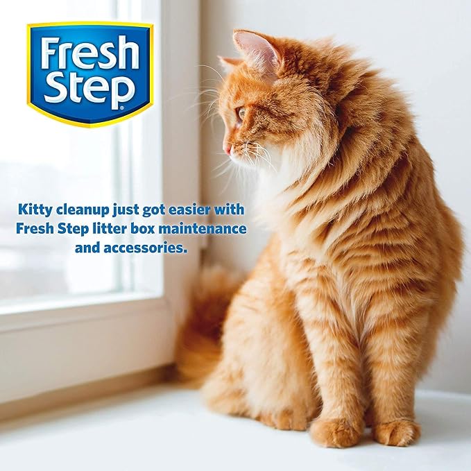 Fresh Step Cat Litter Crystals Deodorizer, Fresh Scent, 15 Oz | Non-toxic crystals neutralize odor at the source in any litter box, keeps home areas smelling fresh