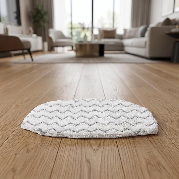 ULTECHNOVO Steam Mop Covers Replacement Reusable Washable Steam Mop Pad for 1940/1440 Water Absorbent Cleaning Cloth Cover for Tile Marble Hardwood Floors 11.81 X 7.08 X 0.78 in 1 Pack