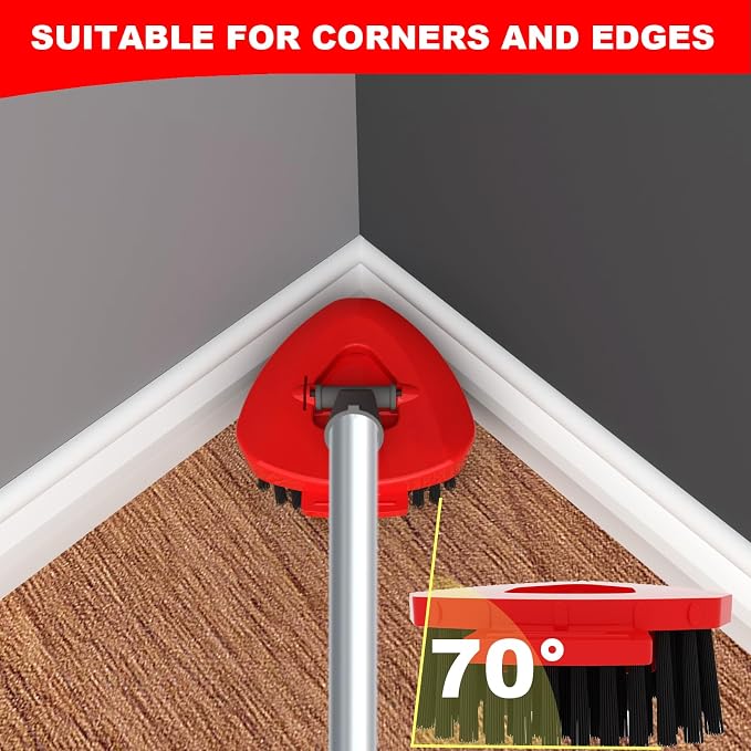 Small 1 Pack Scrub Brush Replace Head ONLY for O Cedar RinseClean 2-Tank Spin Mop, NOT for EasyWring 1-Tank System