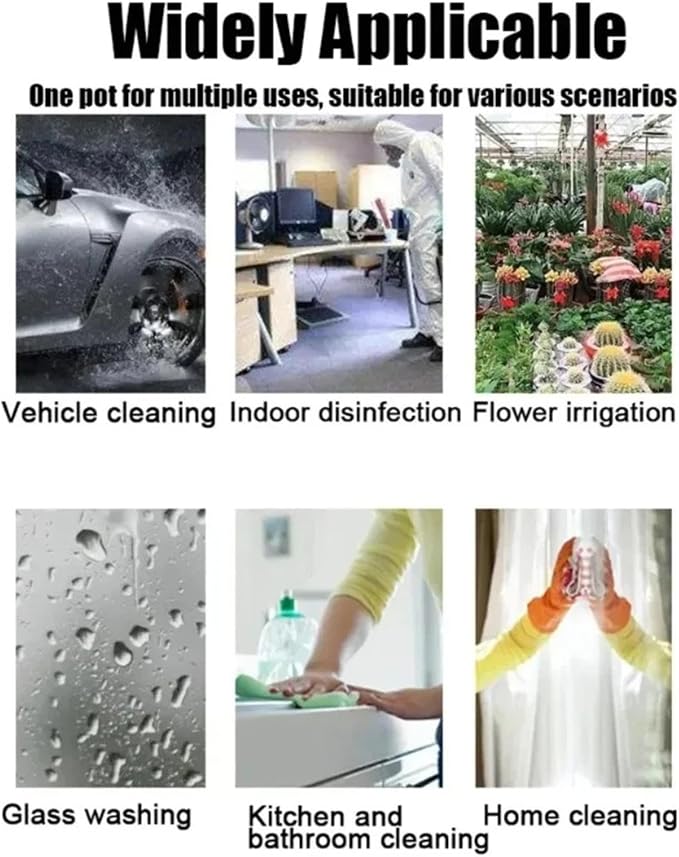Car Wash Sprayer - Manual Compression Atomizer, Pressurized Fluid Dispenser, Pneumatic Solution Applicator Hydraulic Mist Vessel | Ergonomic Irrigation Canister for Indoor Outdoor Garden Pathway Yard